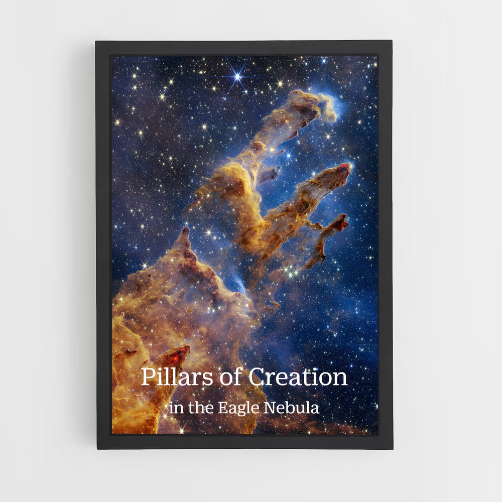Poster Les Colonnes de la Création – affiche Nébuleuses (vue 2)